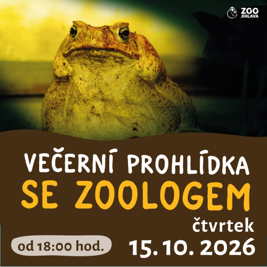 Večerní prohlídka se zoologem 15. 10.