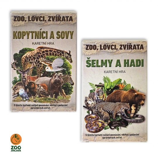 Karetní hra - Zoo, lovci, zvířata