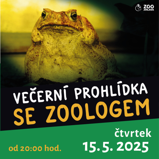 Večerní prohlídka se zoologem 15. 5.