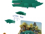 Edukativní skládací hračka - krokodýl