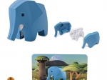 Edukativní skládací hračka - slon