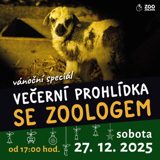 Vánoční večerní prohlídka se zoologem 17:00