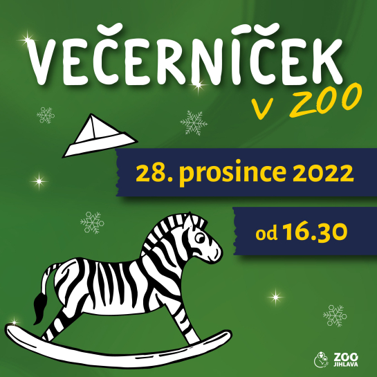Večerníček v zoo - vánoční večerní prohlídka 28. 12. 2023 od 16:30 hod.