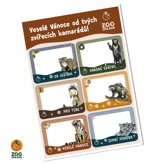 Vánoční samolepky