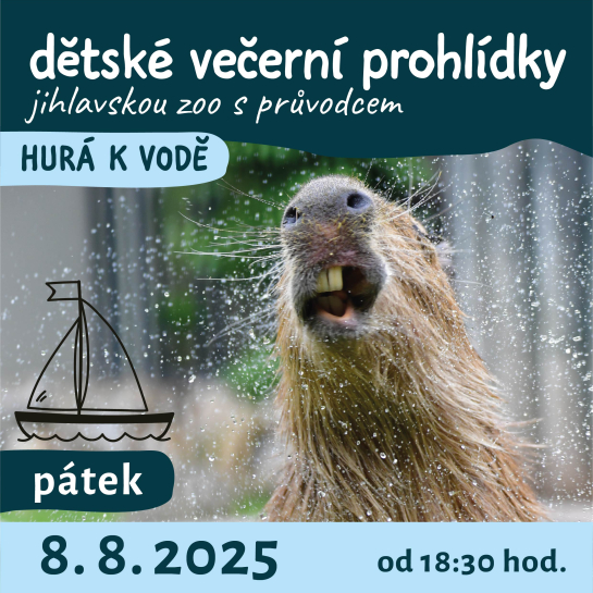 dětské večerní prohlídky jihlavskou zoo - 8. 8. 2025 od 18:30