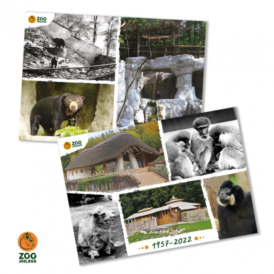 pohled - výročí 65 let Zoo Jihlava